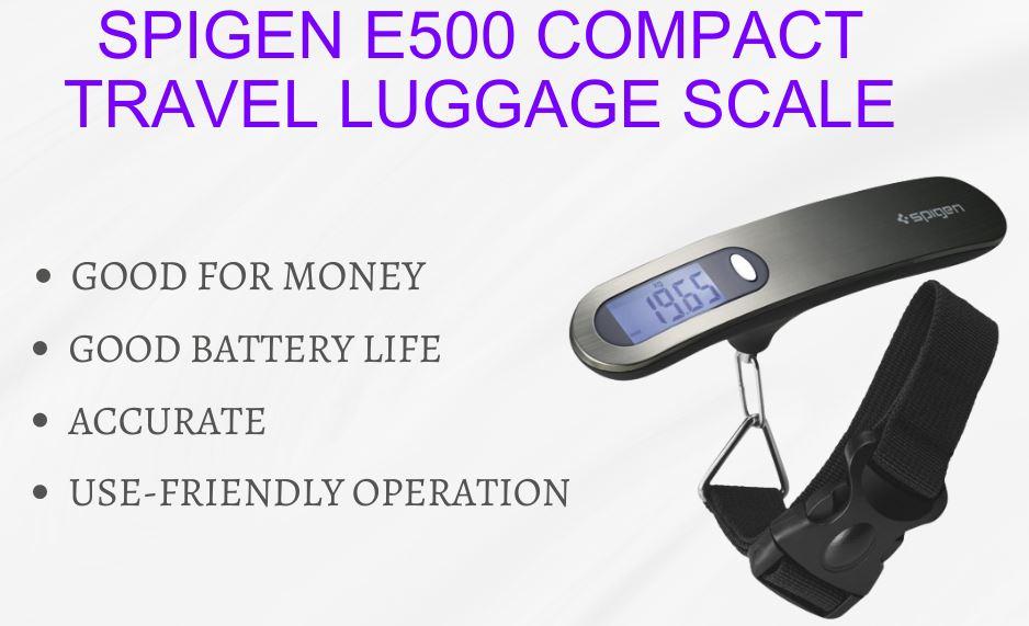 Efficient and Compact: A Review of the Spigen E500 Compact Travel Luggage Scale