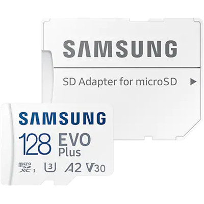 Samsung EVO PLUS 128GB Micro SDXC with Adapter