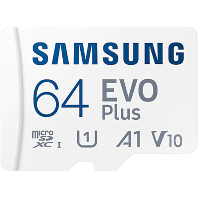 Samsung EVO PLUS 64GB Micro SD with Adapter