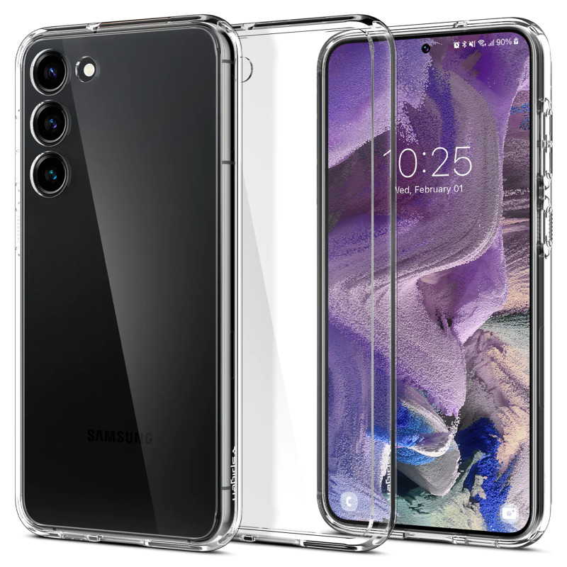 Spigen Galaxy S23 5G Ultra Hybrid Case Crystal Clear